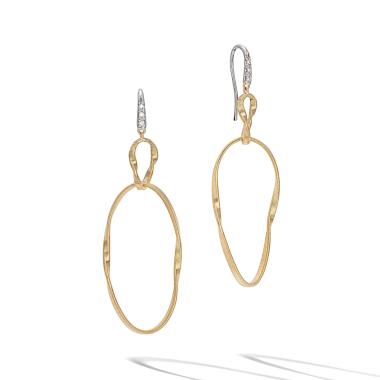 Ohrringe, Weißgold, Marco Bicego Marrakech Onde Ohrringe