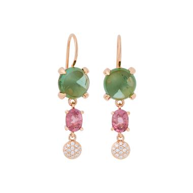 Ohrringe, Roségold, Bron Catch Ohrschmuck