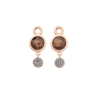         Roségold, Ohrringe, Bron Stardust Ohrschmuck