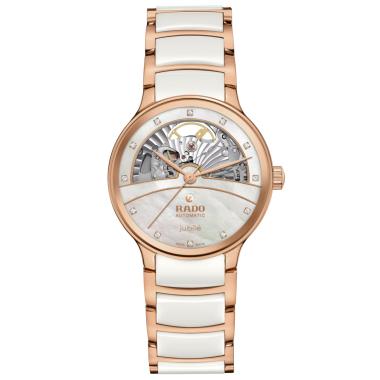 Damenuhr, Automatik, Rado Centrix Automatic Diamonds Open Heart