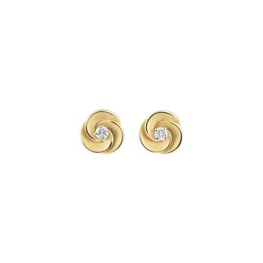 Ohrringe, Gelbgold, Annamaria Cammilli Desert Rose Ohrstecker