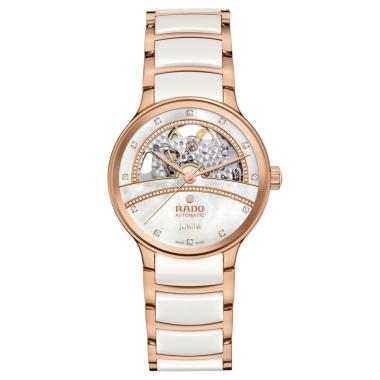 Damenuhr, Automatik, Rado Centrix Automatic Diamonds Open Heart