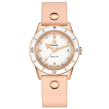 Damen- und Herrenuhr, Automatik, Rado Captain Cook Marina Hoermanseder