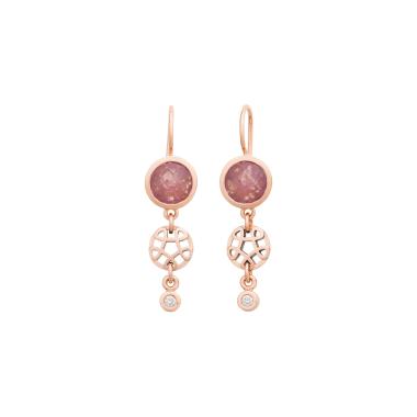 Ohrringe, Roségold, Bron Toujours Ajour Ohrschmuck