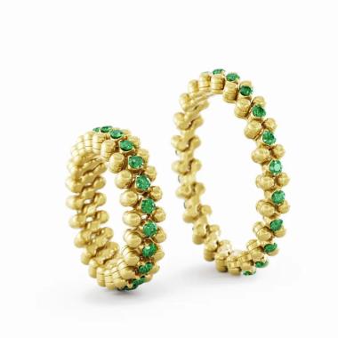 Ringe, Gelbgold, Serafino Consoli Brevetto Multi-Size Ring