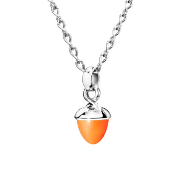         Weißgold, Halsschmuck, Tamara Comolli MIKADO Bouquet Anhänger mit Karneol