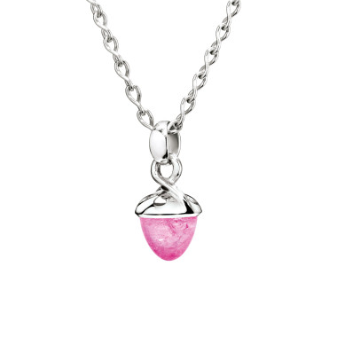         Weißgold, Halsschmuck, Tamara Comolli MIKADO Bouquet Fairy Anhänger mit Turmalin