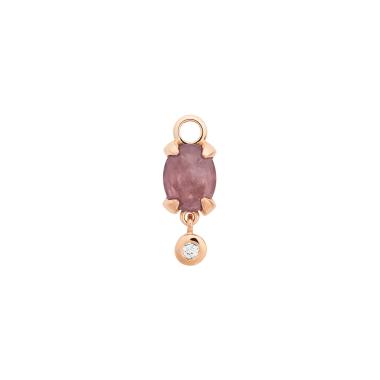 Ohrringe, Roségold, Bron Catch Einhänger