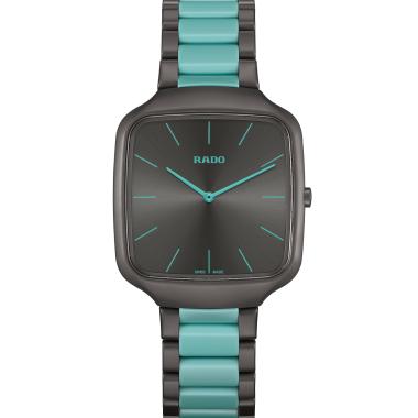 Unisex, Quarzwerk, Rado True Square Thinline Les Couleurs™ Le Corbusier