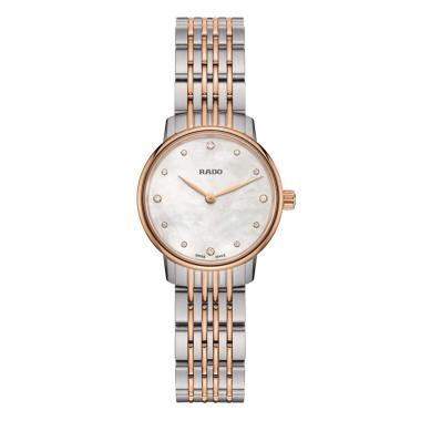 Damenuhr, Quarzwerk, Rado Coupole Classic Diamonds