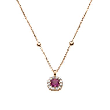 Halsschmuck, Roségold, Leo Wittwer Contemporary Collier