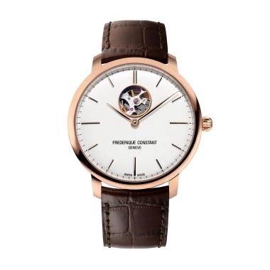 Herrenuhr, Automatik, Frédérique Constant Slimline Heart Beat Automatic