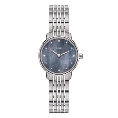 Damenuhr, Quarzwerk, Rado Coupole Classic Diamonds