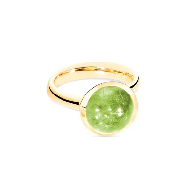 Ringe, Gelbgold, Tamara Comolli BOUTON Ring large Peridot