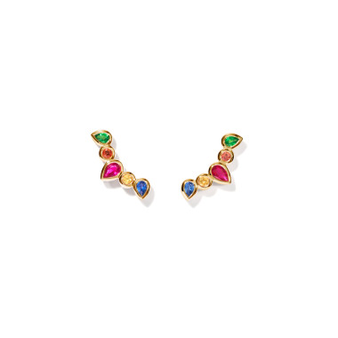        Gelbgold, Ohrringe, Tamara Comolli SIGNATURE Ohrringe Crawler 'Candy'