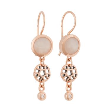 Ohrringe, Roségold, Bron Toujours Ajour Ohrhänger