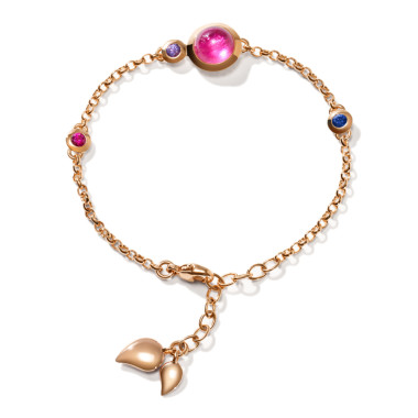         Roségold, Armschmuck, Tamara Comolli BOUTON Mini Chain Armband 'Wildberry' Small/Medium