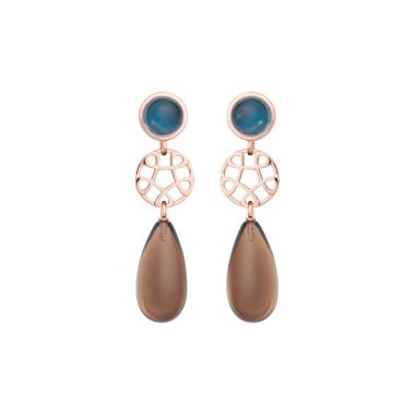 Ohrringe, Roségold, Bron Toujours Ajour Ohrschmuck