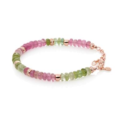 Armschmuck, Roségold, Bron Edelstein Armband