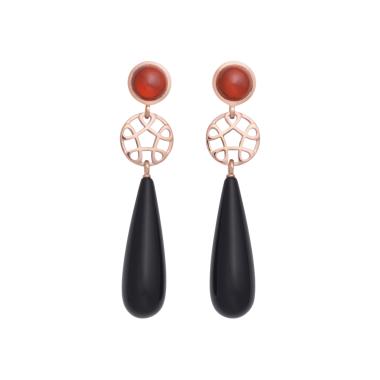 Ohrringe, Roségold, Bron Toujours Ajour Ohrschmuck