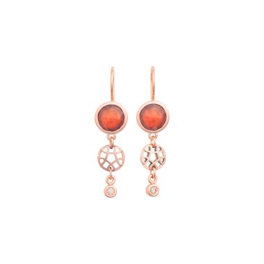 Ohrringe, Roségold, Bron Toujours Ajour Ohrschmuck