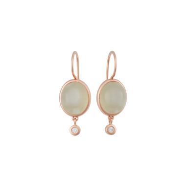 Ohrringe, Roségold, Bron Sushi Ohrschmuck
