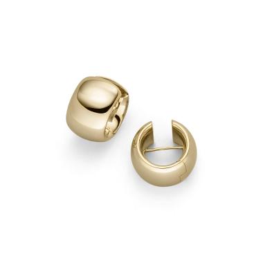 Ohrringe, Gelbgold, IsabelleFa Creolen "Ellipse 19"