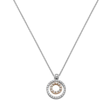 Halsschmuck, Weißgold, Leo Wittwer Panta rhei® Collier