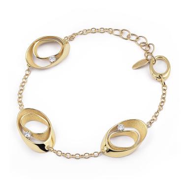 Armschmuck, Gelbgold, Annamaria Cammilli Dune Armband