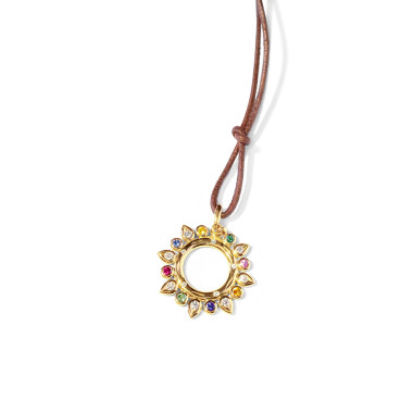         Gelbgold, Halsschmuck, Tamara Comolli SIGNATURE Anhänger Sun 'Candy' Small