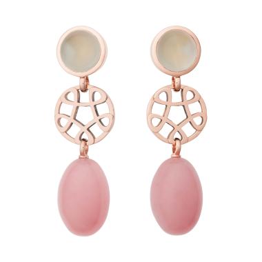 Ohrringe, Roségold, Bron Toujours Ajour Ohrhänger