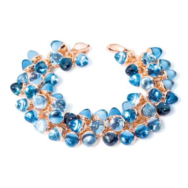 Armschmuck, Roségold, Tamara Comolli MIKADO Flamenco Sky Armband