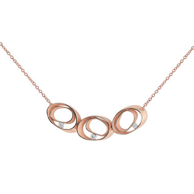 Halsschmuck, Roségold, Cammilli Dune Collier