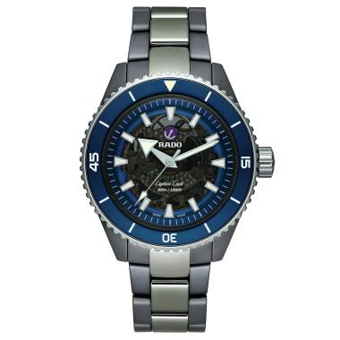 Herrenuhr, Automatik, Rado Captain Cook High-Tech Ceramic