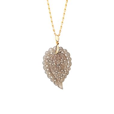 Halsschmuck, Gelbgold, Tamara Comolli INDIA Anhänger medium