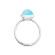 Tamara Comolli BOUTON Ring Small mit Türkis - Bild 2