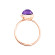 Tamara Comolli BOUTON Ring Small mit Amethyst - Bild 2