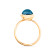 Tamara Comolli BOUTON Ring Small mit London Topas - Bild 2