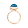 Tamara Comolli BOUTON Ring Large mit London Topas - Bild 2