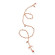 Tamara Comolli MIKADO Halskette 'Blush' mit Diamant-Pavé - Bild 2