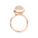 Tamara Comolli BOUTON Ring Large mit Diamant-Pavé - Bild 2