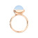 Tamara Comolli BOUTON Ring Large mit Chalcedon - Bild 2