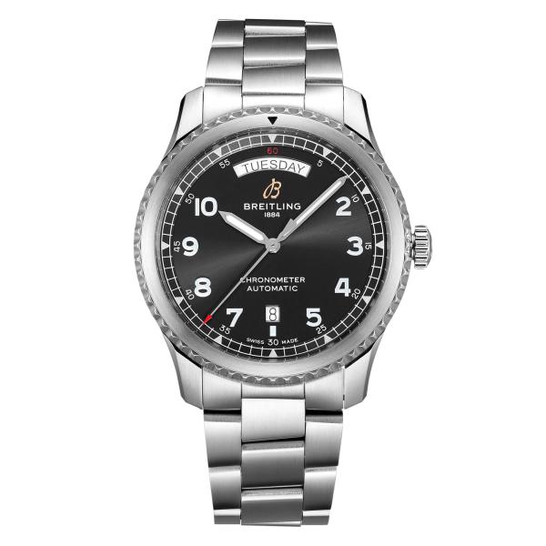 Breitling Aviator 8 Day & Date 41 (Ref: A45330101B1A1)