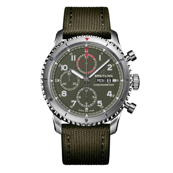 Breitling Aviator 8 Chronograph 43 Curtiss Warhawk (Ref: A133161A1L1X1)