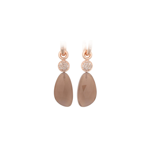         Roségold, Ohrringe, Bron Stardust Ohrschmuck