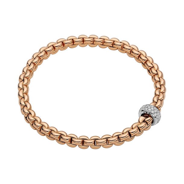         Roségold, Armschmuck, FOPE Eka Flex'it Armband mit Diamantpavé