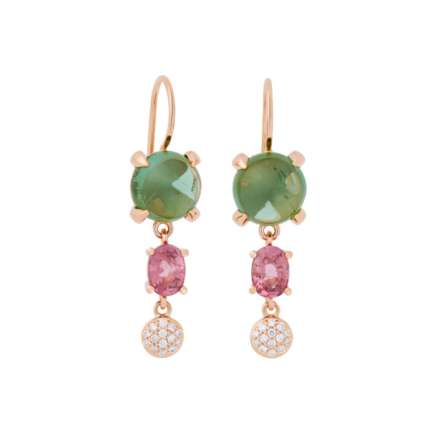         Roségold, Ohrringe, Bron Catch Ohrschmuck