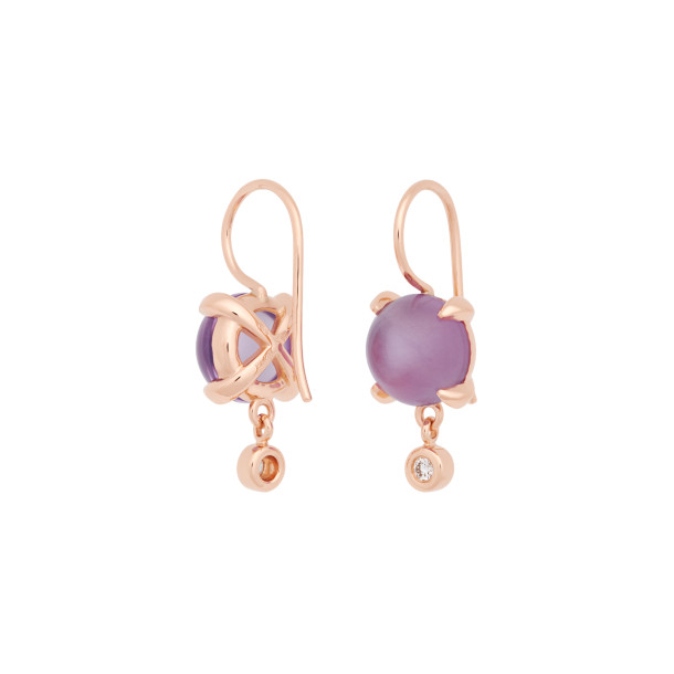         Roségold, Ohrringe, Bron Catch Ohrschmuck