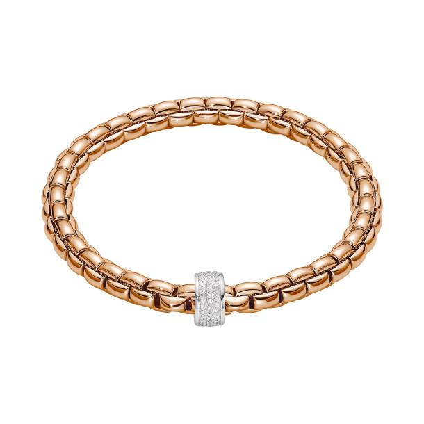         Roségold, Armschmuck, FOPE Eka Flex'it Armband mit Diamantpavé
