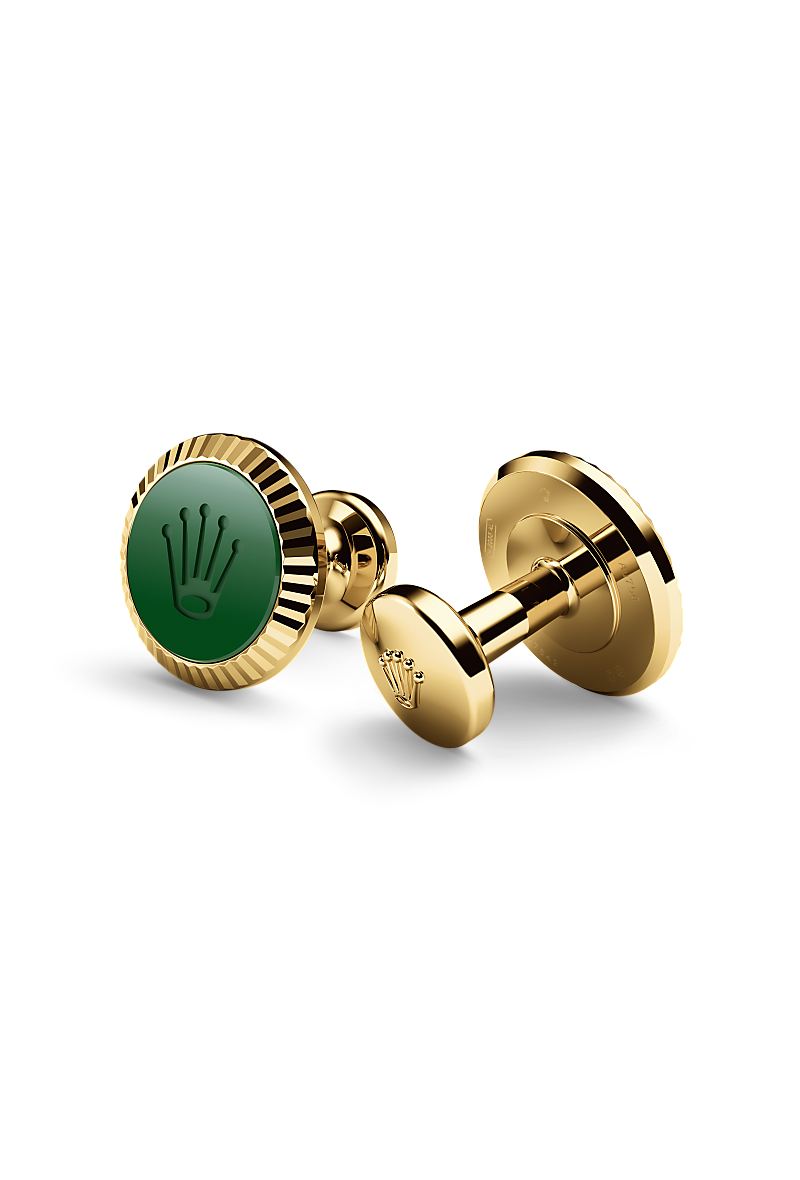 Rolex Manschettenknöpfe „Riffeldesign“ rolex-a1038 Herrenuhr Bild 1